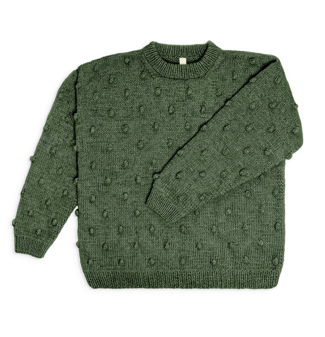 Green popcorn sweater hotsell