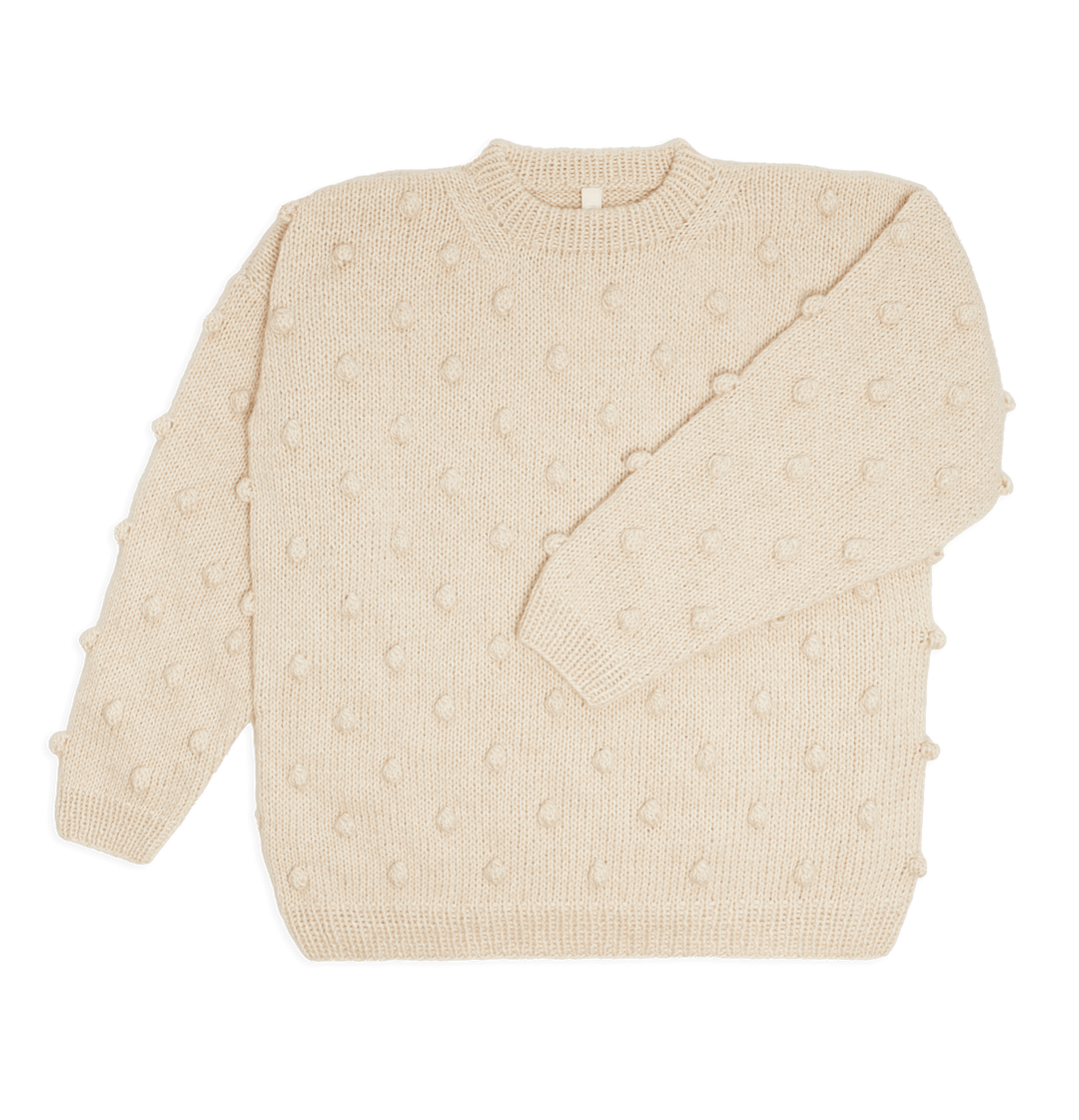 Cream 2024 popcorn sweater